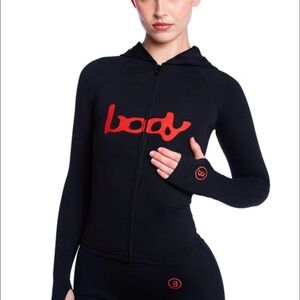 Body by raven basics set Black/red size S